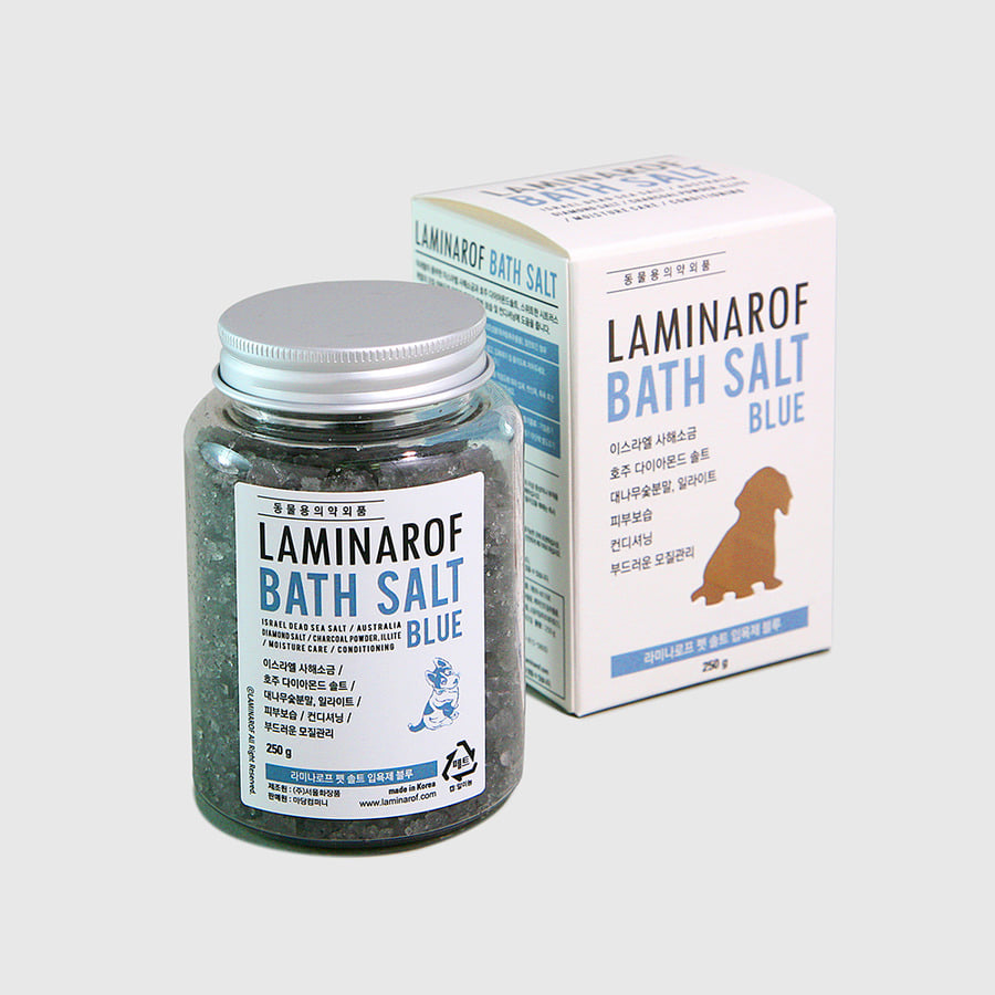라미나로프 펫 솔트 입욕제 블루