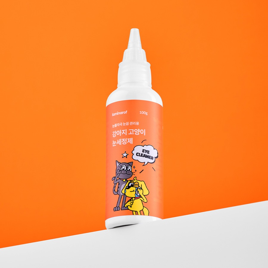강아지 고양이 눈물자국 제거 눈꼽 냄새 지우개 저자극 눈세정제 애견 개 아이클리너 1개